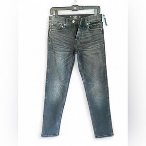 Hollister Men's Skinny Jeans in Faded Black Wash